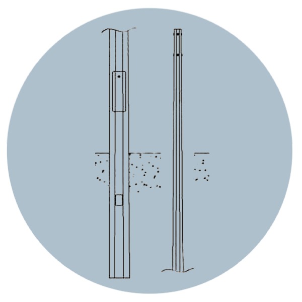 Опора освещения ОГК-10,0-4(4)