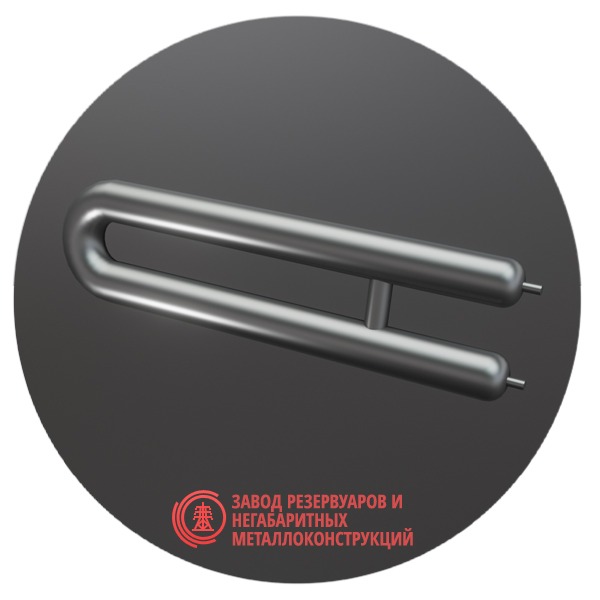 Регистры отопления двухрядные РЗЭ-2x76x2.5-2000 мм